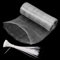 Drahtgeflecht Drahtgitter 210mm*6m Edelstahl Maschendraht metallgitter feinmaschig mit 50 Pcs Kabelbinder, Nagetier Mesh Maschenweite 3mm für Nagetiere Fenstergitter Maschendraht Filternetz