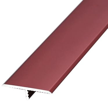 3 Stücke Aluminium T-Formleisten & Bodenübergangsstreifen, Türrahmen für Holz Vinyl Laminatböden, Teppich Zu Fliesen Übergangsstreifen (Color : E)