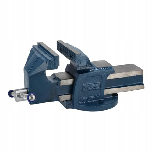 Schmith - Morsa da tavolo - Morsa fissa - Morsa da banco - In ghisa, ganasce in acciaio di alta qualità - Larghezza ganasce 125 mm