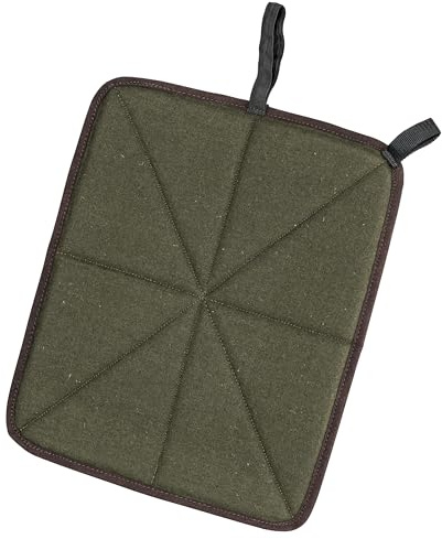 K & S Sitzkissen Ansitzkissen Jagd Outdoor Trekking Camping Iso Thermo aus Loden, 40 x 32 cm, Grün
