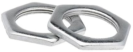 M6 M8 M10 M12 M14 M16 M18 Feingewinde Dünne Sechskantmutter Eisen Verzinkt Gb808 Kleine Sechskant Flachmutter Kohlenstoffstahl Hardware Verschluss(M12x1.25x3 50PCS)