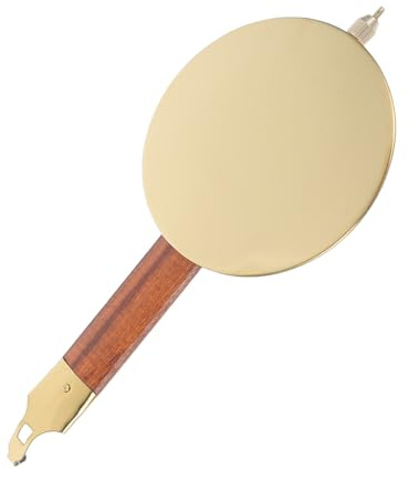 HOMSFOU Pendule de rechange rétro en métal à monter soi-même, accessoires d'installation sans effort pour mur et cheminée pour chambres et cadeaux