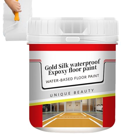 Exterior Use Floor Paint for Roads - Water-Based Floor Paint, Water-Based Garage | Anti-Slip, Long-Lasting Protection, Epoxy for Residential Areas, Parking Lots, Playgrounds, H
