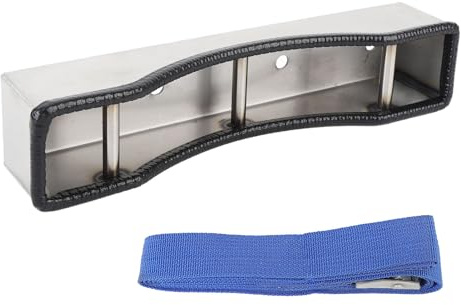 KJAOYU Boulet Mural du Cylindre à gaz RV - Acier Inoxydable avec Sangle en Nylon réglable Support de réservoir de gaz RV pour Yacht Durable, Polyvalent et sécurisé pour Les Camping-Cars