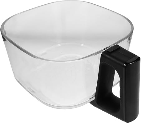 CIYODO Recipiente Interior de Vidrio Repuesto Cocina Visible, y Fácil Mantenimiento, para Freidora de Aire 4,5 L para Cajón, Kitchen
