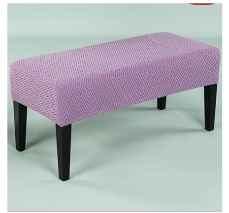 Stretchhusse für Esszimmerbank, passgenau, für Holzbänke, Sofa, Bank, Schonbezug für Fußhocker und Hocker, leicht zu reinigen, Esszimmer-Zubehör