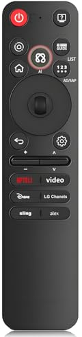 für alle 2019-2025 LG Web OS TV Magic AI Voice und Pointer Fernbedienung | Ersatz für LG TV Remote, kompatibel mit UHD OLED QNED NanoCell 4K 8K Fernsehern.