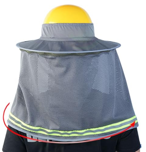 Protezione solare per casco duro - Copertura per parasole per collo ad ala completa | accessorio traspirante per il raffreddamento dei caschi di costruzione per la saldatura di giardino del luogo