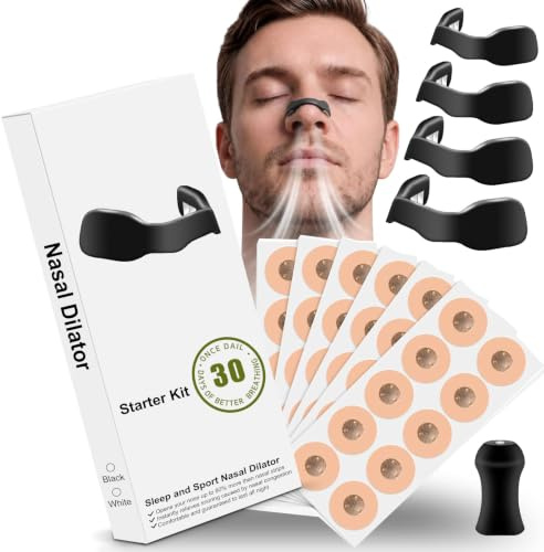 Magnetic Nasal Dilator, 60Pack Magnetic Nasal Strips for Snoring