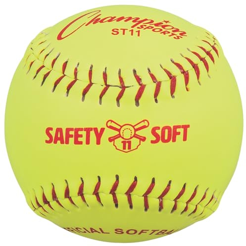 CHAMPION SPORTS - Pelotas de Seguridad, 28 cm, 12 Unidades