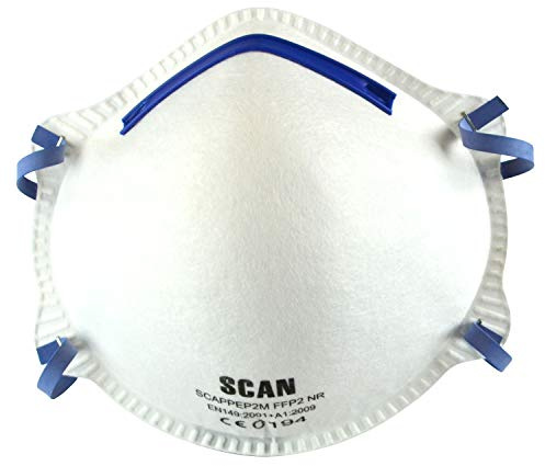 Scan PPEP2MB de Protection moulés jetables FFP2 Lot de 20 masques