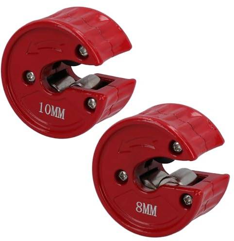 2 pc-Hand bedient Sanitar Auto Tube Cutter 8 mm + 10 mm Kupfer Kunststoffrohr
