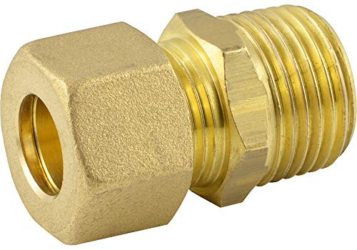 Fittingteile - Gerade Klemmring Einschraubverschraubungen mit konischem Außengewinde (Gewindegröße: R 1/2 - Rohr Ø außen: 16 mm)