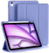Vobafe Case for iPad Air 11 Inch Case 2025/2024 /Air 5th 4th Generation 10.9 Inch 2022/2020, Flexible TPU Back Cover with Pencil Holder, Support Apple Pencil Charging-Violet