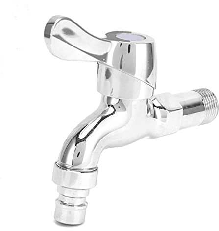 Wasserhahn Edelstahl Waschmaschine Waschbecken Wasserhahn, Garten Wasserhahn Mit Einzelnem Auslauf Und Griff, G1/2 Außengewinde Wasserhahn