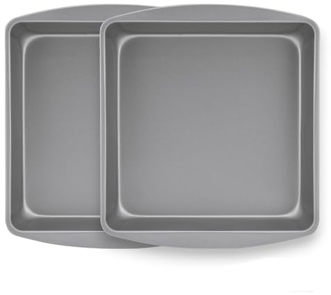 G & S Metal Products Company Baker Eze Nonstick 9-Inch Square Cake Pan, Set of 2