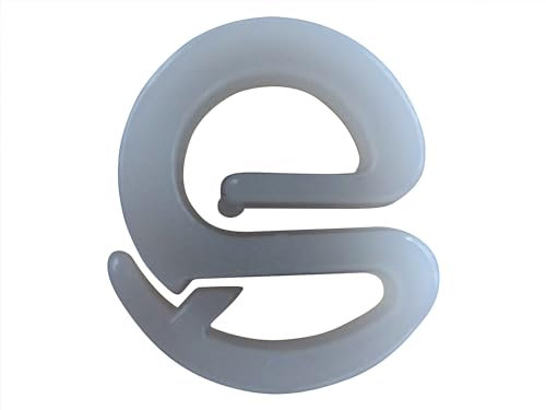 rewagi 10, 20 ganci a S pieghevole/tende a pacchetto, accessori Rafroll bianco (20)