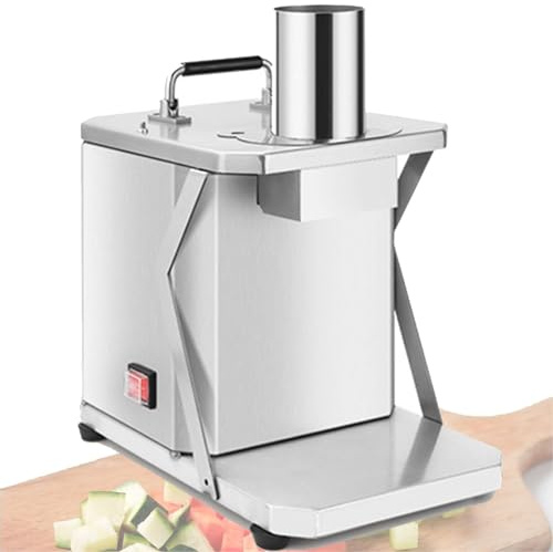 Broyeur de légumes électrique, robot culinaire en acier inoxydable, coupe-légumes et fruits de cuisine, machine de fabrication, matériau en acier inoxydable 304, adapté à la plupart des légu