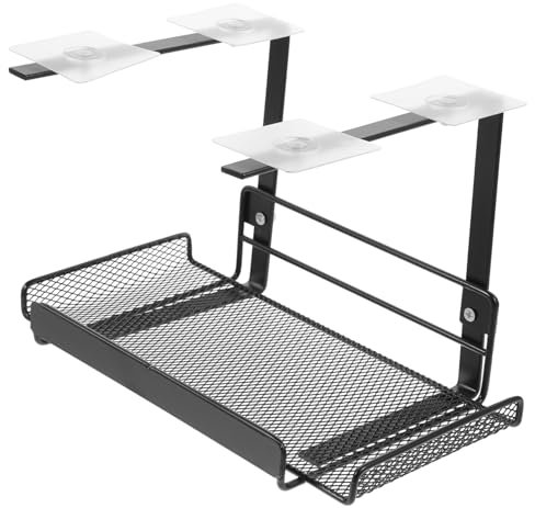 MAGICLULU Desk Cable Management Rack under Desk Organize Power Supplies Outlets Easy Mounting Wire Cord Keeper