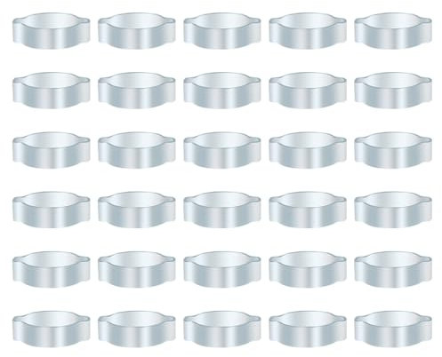 YTKavq Double Ear Hose Clamps,11mm-13mm Galvanized Steel Hose Clamp Tool for Pipe Fitting Connections(30 Pcs)