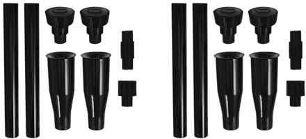 POPETPOP 2 Sätze Düsenset, Teichbrunnen-set für Teichpumpen, Kunststoff, Gartenbrunnenpumpe, Wasserfallkopfset, kleines Brunnendüsenkopf