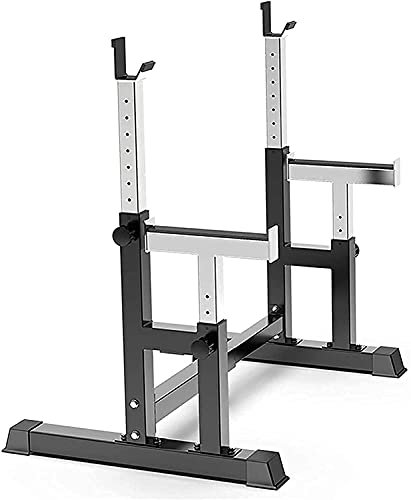 GIGBIRD Multifunktions-Gewichtheberständer für das Heim-Fitnessstudio, professionelle Langhantelablage, Verstellbarer Hantel-Kniebeugenständer, Bankdrücken-Ablage, Dipping-Stat