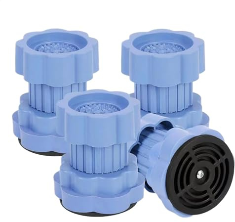 Trockner-Geräuschreduzierungspads, Rutschfeste Unterlegscheibenfüße, Stabilisatoren, 4er-Set | Vibrationsdämpfende Matten Für Erwachsene, Schützen Böden, Rutschfeste Pads Für Haushaltswaschmaschinen