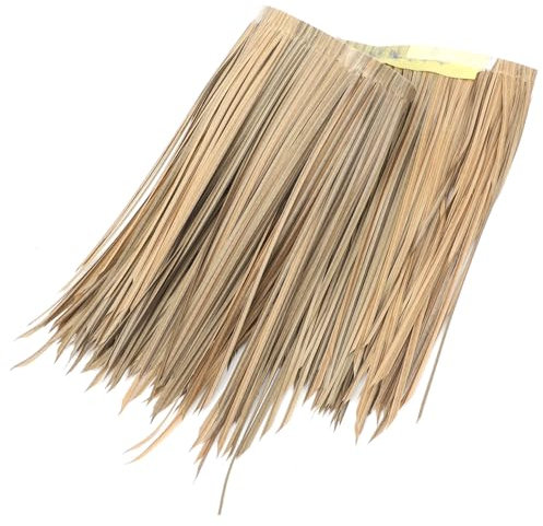 FONDOTIN Recinzione in Salice Tetto in Paglia Artificiale Rotolo Di Paglia Artificiale Per Giardinaggio