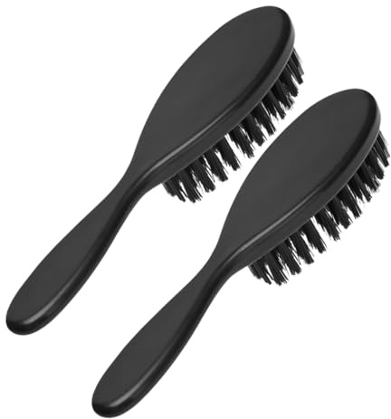 CALLARON 2stücke Haar und Bart Bürste für Männer mit Weichen Borsten Öl-kopfstyling-kamm Multifunktional für Styling Reinigung und Pflege für Zuhause und Reisen