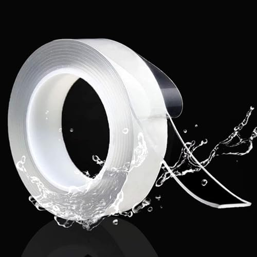 IGE 5M Nano Magic Tape – Double-Sided Adhesive Tape – 5m x 20mm x 2mm – Strong, Waterproof, Heavy-Duty Mounting Tape for Home, Office, DIY, Wall Fixing & Furniture, Washable, Reusable and Traceless