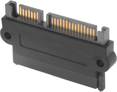 Sas zu Serial ATA Adapter für Mainboard und Server, Schwarz aus ABS Kupfer | Stabile Datenübertragung, Elegantes Design, Kompakte Bauform für Anschluss von Laufwerken im System