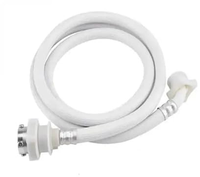 2M Washing Machine Water Inlet Hose Washer Pipe Tube Connector White Color Long Length Parts(3M)