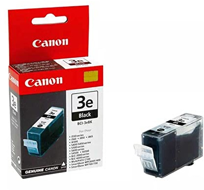 Canon Tintenpatrone BCI-3E BK - schwarz 27 ml - Original für Tintenstrahldrucker 4479A002 Einzelpack