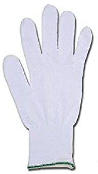 GIMA 25864 Guanti in Cotone, Bianco, 6.5, Confezione 10 Pezzi