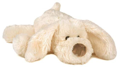 HISTOIRE D'OURS - Peluche Chien Vintage Moelleuse - 25 cm - Collection Chien Cookie - Blanc - Texture Douce - Idée Cadeau Naissance Filles et Garçons - Doudou Enfant pour l'Éveil des Sens - HO2319