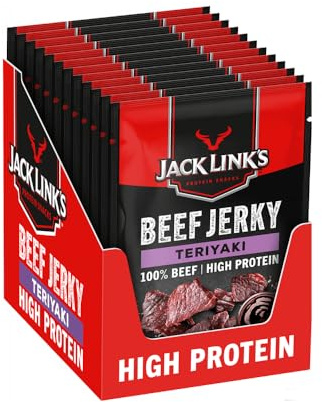 Jack Links Beef Jerky 12 x 70 g Protéine de Bœuf