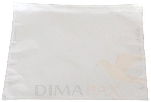 Lieferscheintaschen Transparent - C5 - selbstklebend Begleitpapiertaschen Dokumententaschen Rechnungstaschen für Begleitpapiere und Dokumente(1000 Stück C5 Transparent)