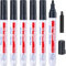 6 Stück Fliesenstift Wandmörtel Reparatur Stift Reparatur Marker Fugenfüller Stift für Reparatur von Fliese Wand Boden Badezimmer und Küche(Schwarz)