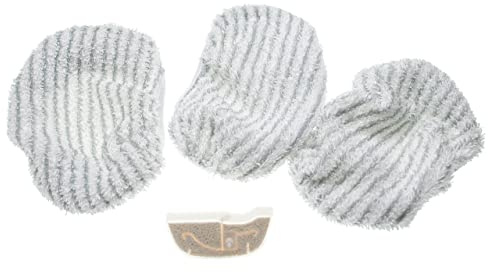 vhbw set da 4 pezzi sostituisce Rowenta ZR006501 per pulitore a vapore - cartuccia anticalcare + panno di pulizia in microfibra