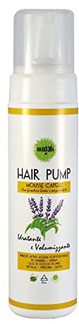 Anarkhia Bio Schiuma Per Capelli Lisci - Prodotti Curly Hair Perfetti Mousse Volumizzante, Spuma Styling Con fissativo Green Naturale Senza solfati , Hair Pump Aria - Vegan 200 ML