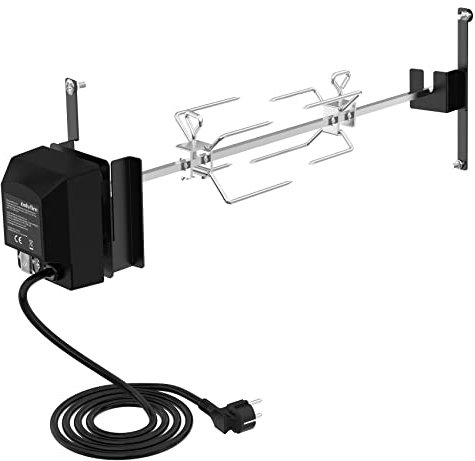 onlyfire BRK-6099 Girarrosto per Barbecue in Acciaio Inox per Weber WSM 57 cm Cooker, 220V - 240V