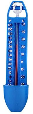Swimming Pool Float Thermometer,Pocket Scoop Reservoir Pool Thermometer with Large EZ Read Display,Swimming Pool Thermometer for Indoor/Outdoor Pool