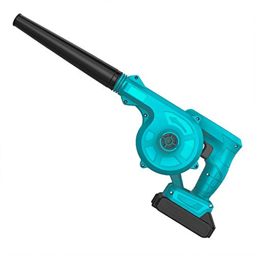 Soffiatore e aspirafoglie/Soffiatore Elettrico 21 V al Litio Soffiatori da Giardino 2 in 1 18000 Giri/min con 21 V (con Batteria e Caricabatterie) (B)