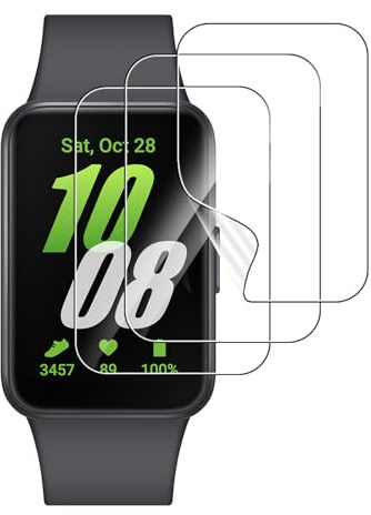 NUCNOK 3 Pack Protector Pantalla para Samsung Galaxy Fit 3,Hidrogel Film HD Transparente Flexible Película,Cobertura Completa,Sin Burbujas,Antiarañazos