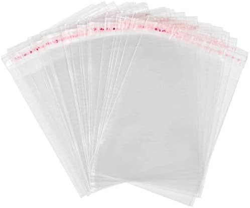 Geschenktaschen transparent | Cellophantüten 5 x 10 cm | Durchsichtige Tüten | Zellophantüten | Geschenktüte durchsichtig | Klarsichttüten zum Befüllen | Buste trasparenti | Candy Bag