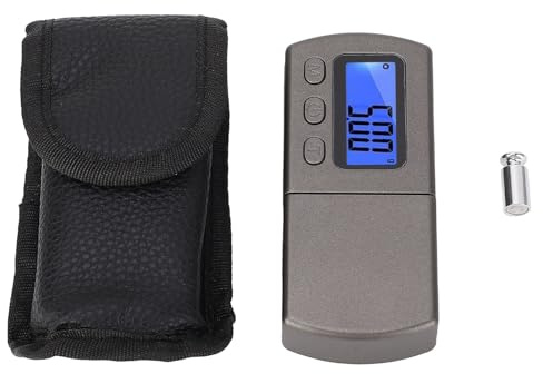 Plattenspieler-Stylus-Kraftskala-Messgerät, ABS-Digital-Stylus-Manometer mit Blauer LCD-Hintergrundbeleuchtung für MM MC MI-Tonabnehmer