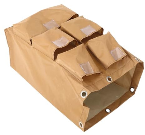 TEMPNAP Bolsa De Limpieza para Coche con Bolsillos De Alta Capacidad para Recolección De Residuos Ropa Blanca y Uso Comercial Hoteles Hospitales y Oficinas