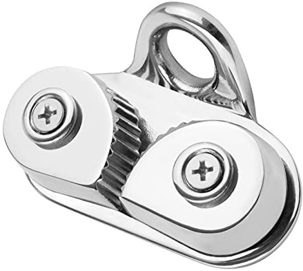 DHYAWUER Stainless Steel Pulley Rope Gripper Rope Clamp Cam Cleat Boat Cam Cleats Fairlead Sailing Sailboat Canoe Dinghy