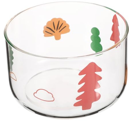FUNOMOCYA Ensaladera De Árbol De Navidad Cuencos De Vidrio Para Servir Cuencos De Vidrio Para Ensalada Fiesta De Jardín