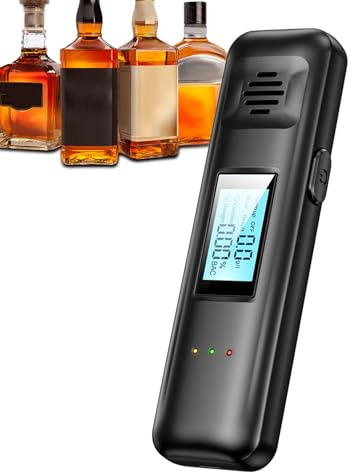 Breathalyzer Test for Alcohol,Portable Alcohol Breath Tester - Professional Detector Analyzer Device for Restaurant Party Social Setting Family Gathering Workplace
